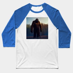 Sasquatch in Nature Baseball T-Shirt